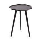 Alezar Scallop Wood Side Table