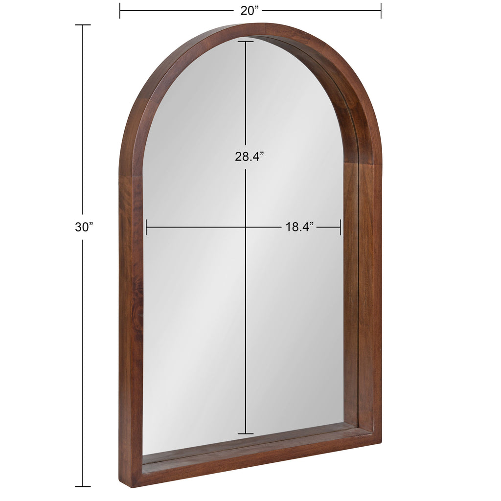 Hutton Wood Framed Arch Mirror