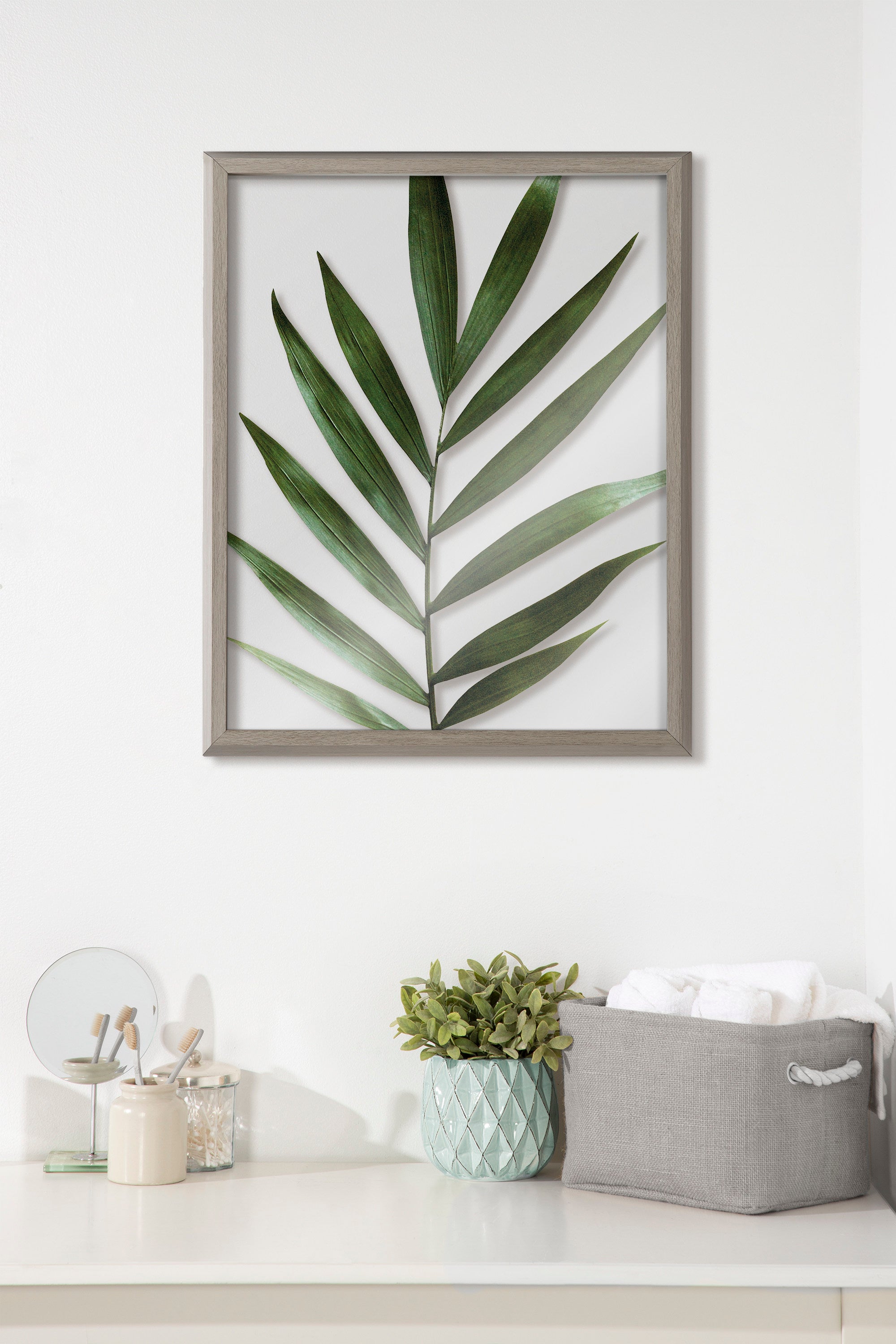 Blake Botanical 5F Framed Printed Glass by Amy Peterson