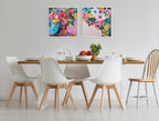 Sylvie Beaded She Was A Curious Mind Framed Canvas by Rachel Christopoulos