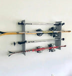 Wall-Mounted Ski Rack