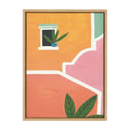 Sylvie Village Walls Framed Canvas By Teju Reval
