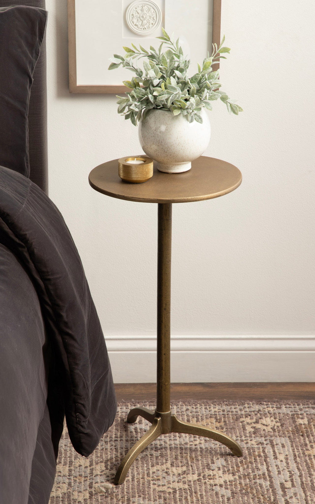 Henshall Metal Round Side Table