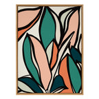Sylvie Fanciful Ficus 2 Framed Canvas by Alicia Bock