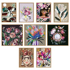 Sylvie Beaded Amaze Left and Right Framed Canvas Art Set by Inkheart Designs