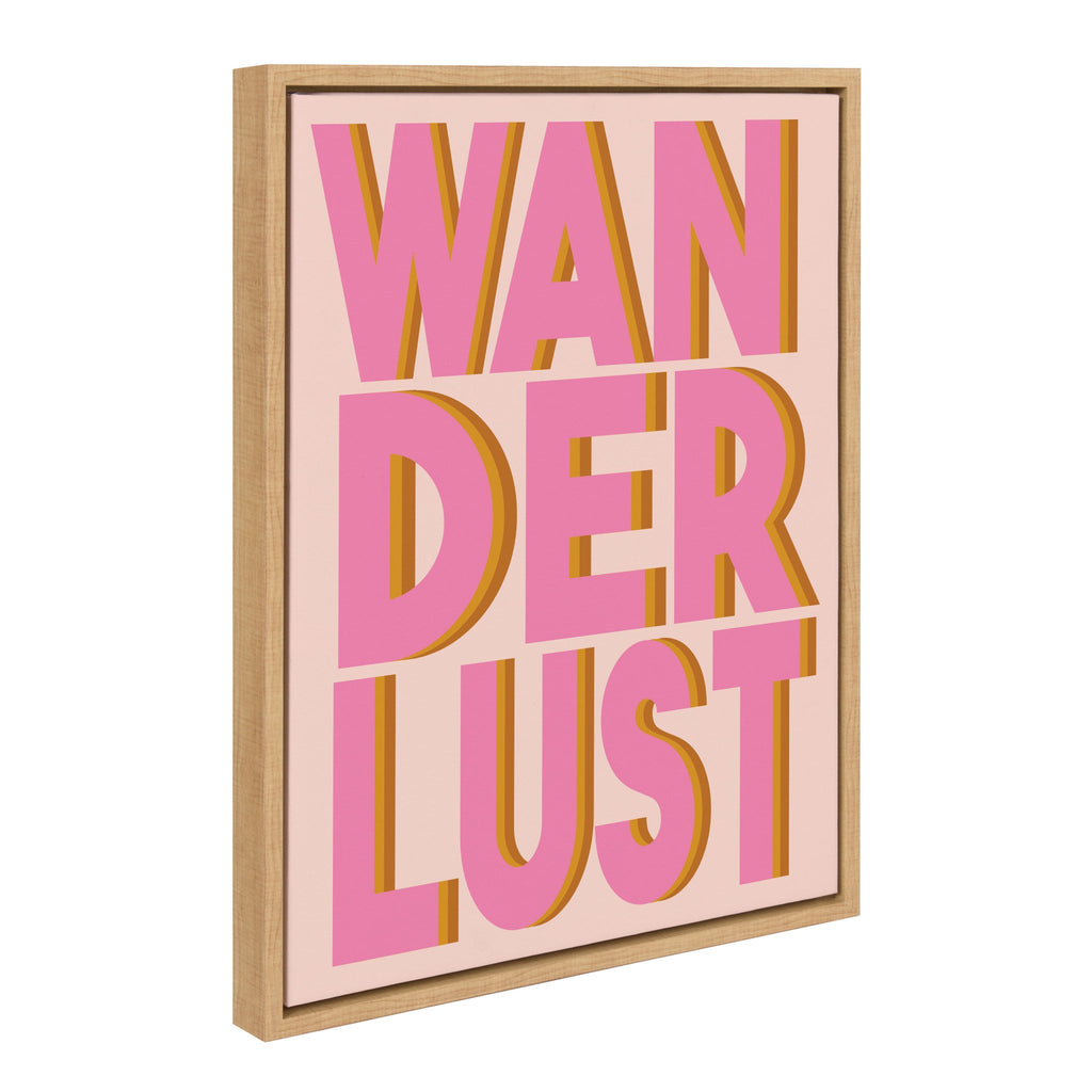 Sylvie Wanderlust Framed Canvas by Apricot and Birch