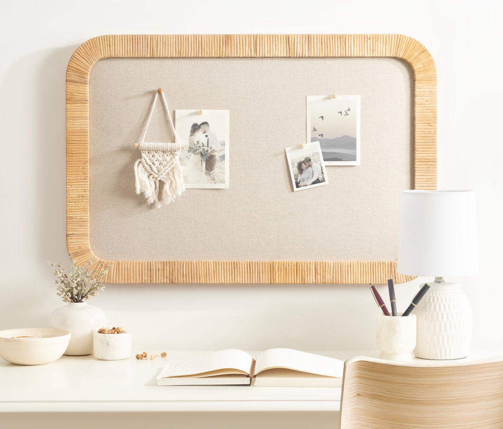 Rahfy Framed Fabric Pinboard