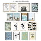 Sylvie Lush Green Forest on a Foggy Day Framed Canvas Set by The Creative Bunch Studio
