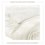 Velvet Plush Sherpa Bed Blanket - Sherpa Fleece Collection