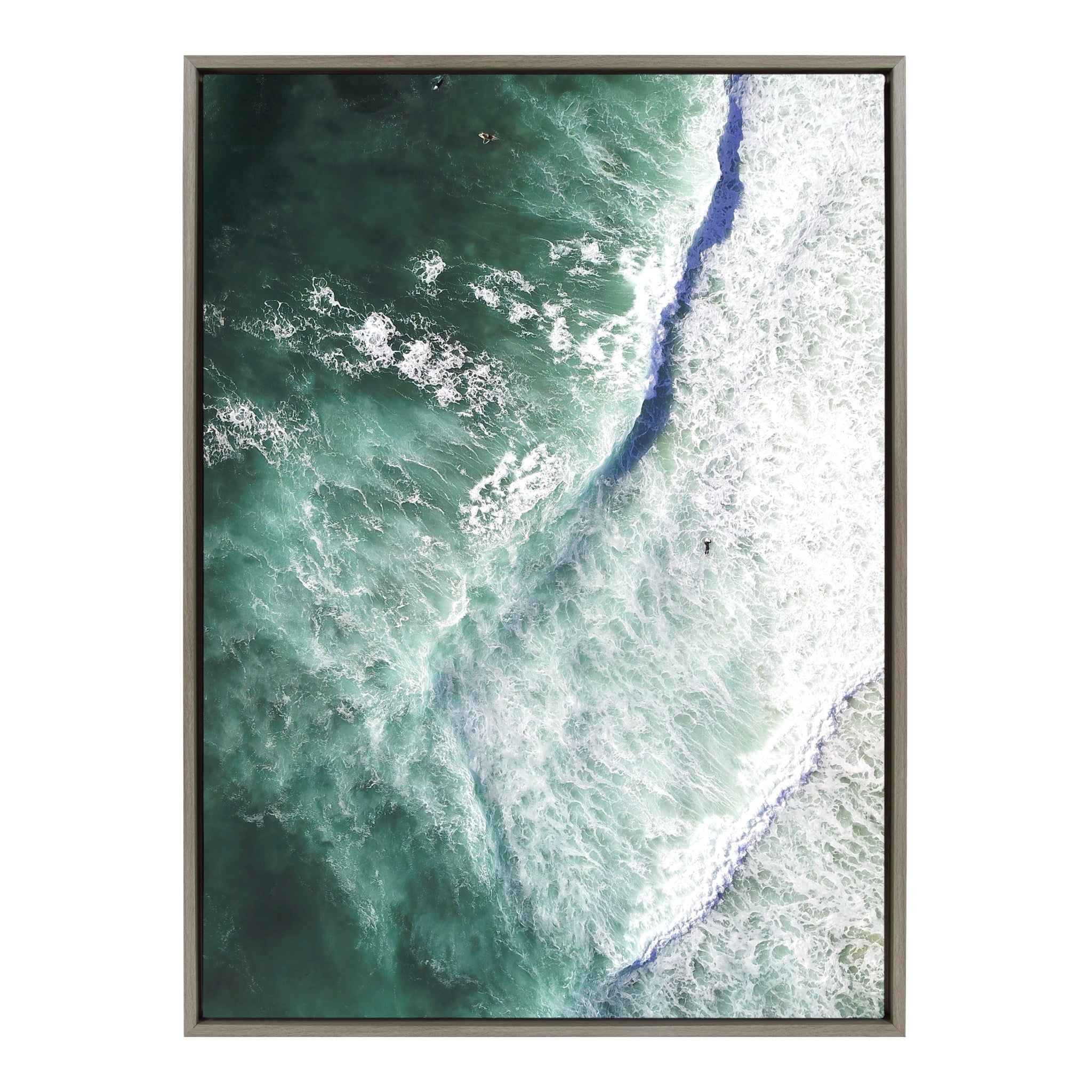 Sylvie Paddle Out Framed Canvas by Rachel Bolgov