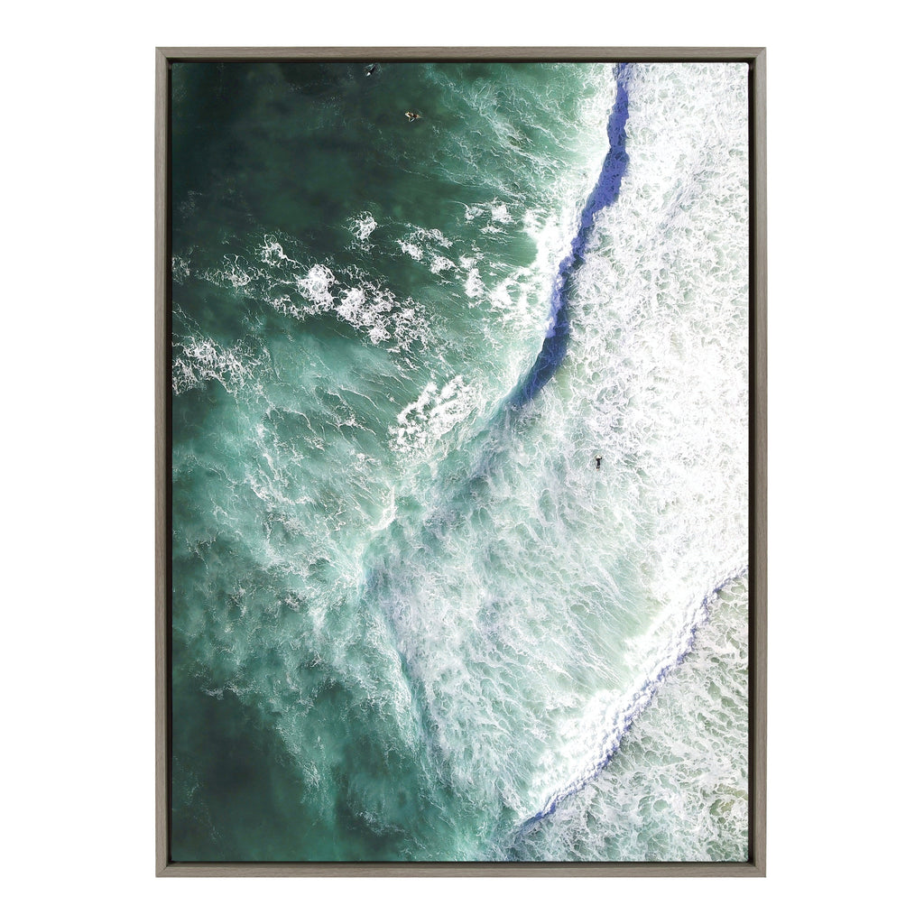Sylvie Paddle Out Framed Canvas by Rachel Bolgov