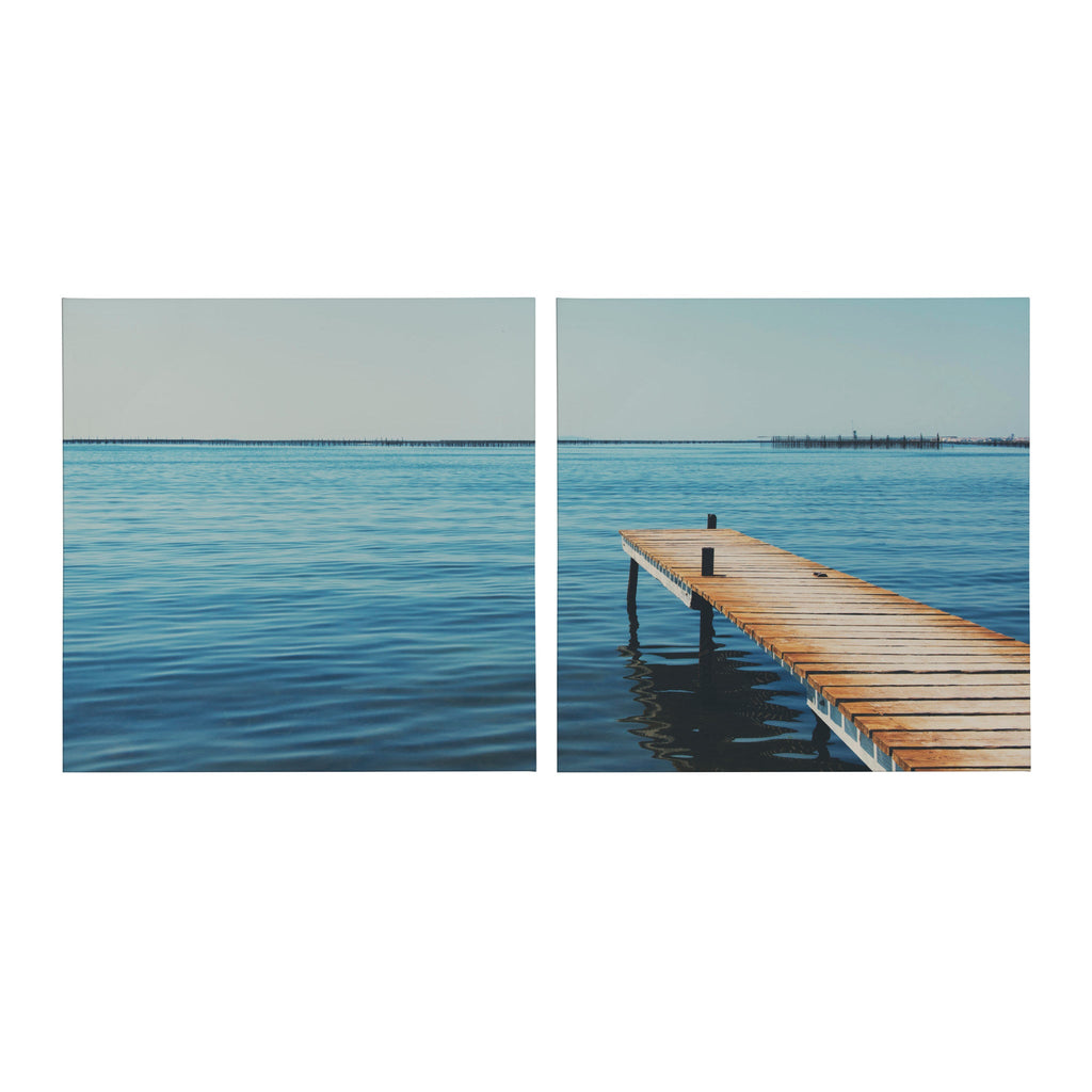 Etang de Thau Canvas Art Set by Laura Evans