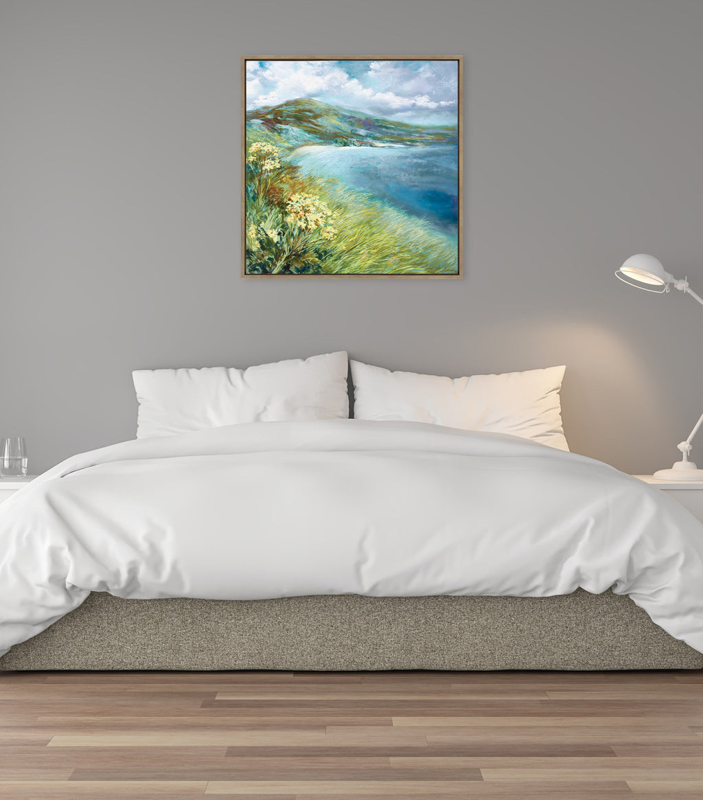 Sylvie Emerald Isle Ring of Kerry Framed Canvas by Nel Whatmore