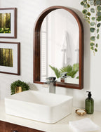 Hutton Wood Framed Arch Mirror