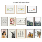 Sylvie Botanical Sketch Print No 1 Framed Canvas by The Creative Bunch Studio