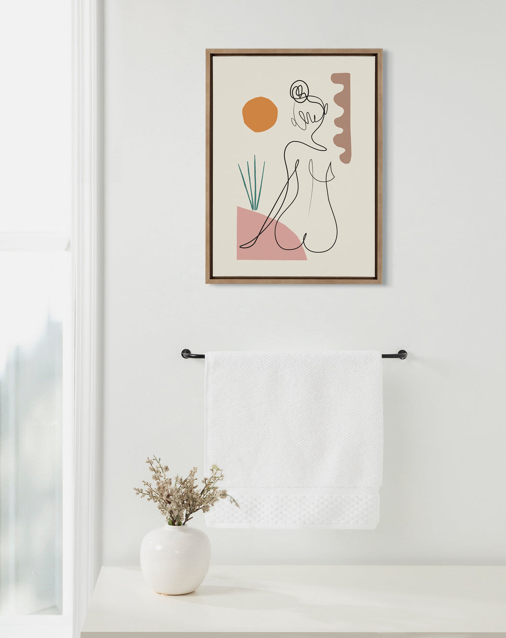 Sylvie Sunset Framed Canvas by Rachel Lee of My Dream Wall