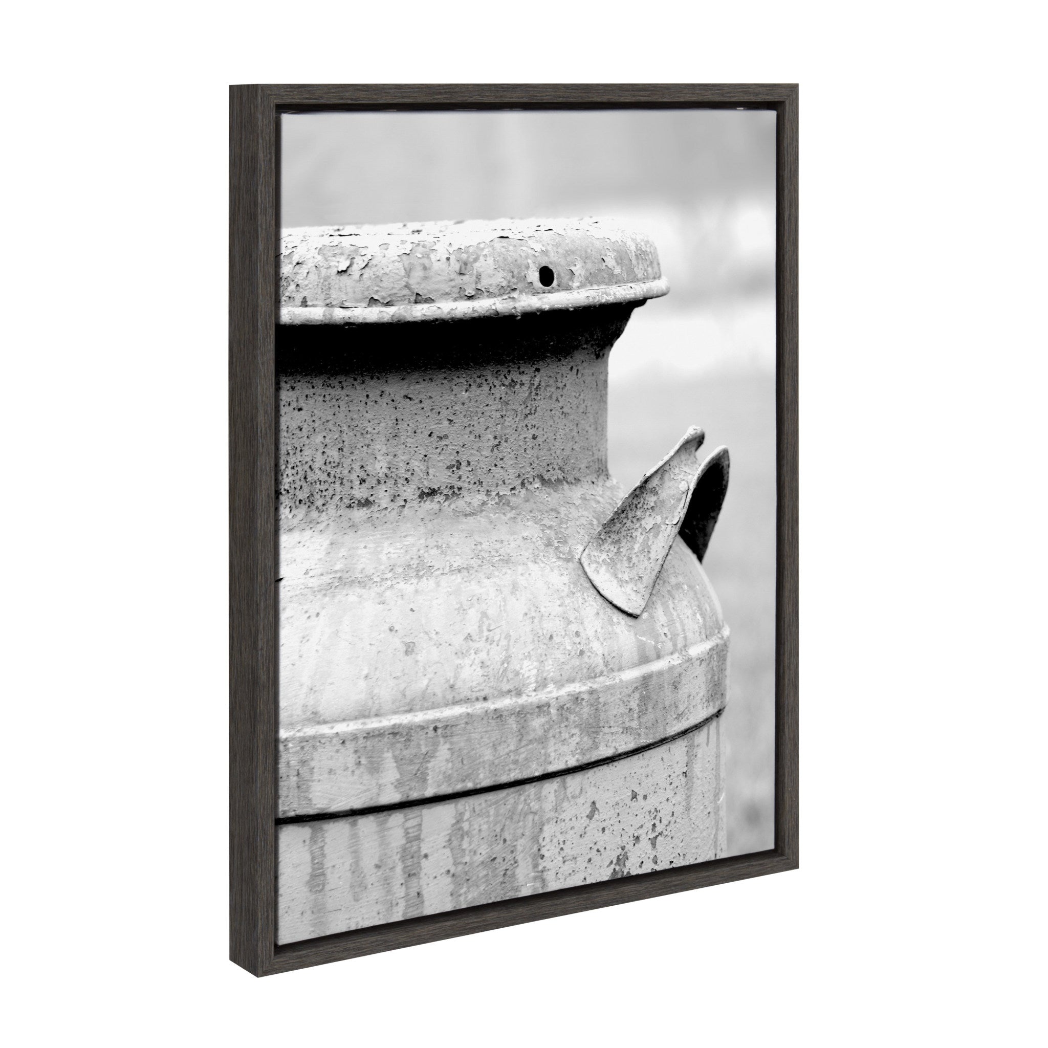 Sylvie Milk Can Framed Canvas by Jami Skarda