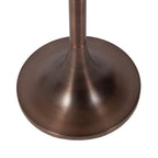Baronet Round Marble and Metal Table