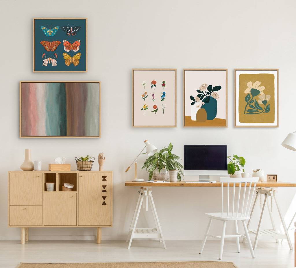 Sylvie Peace Framed Canvas by Oris Eddu