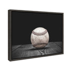 Sylvie Baseball Framed Canvas by Shawn St. Peter