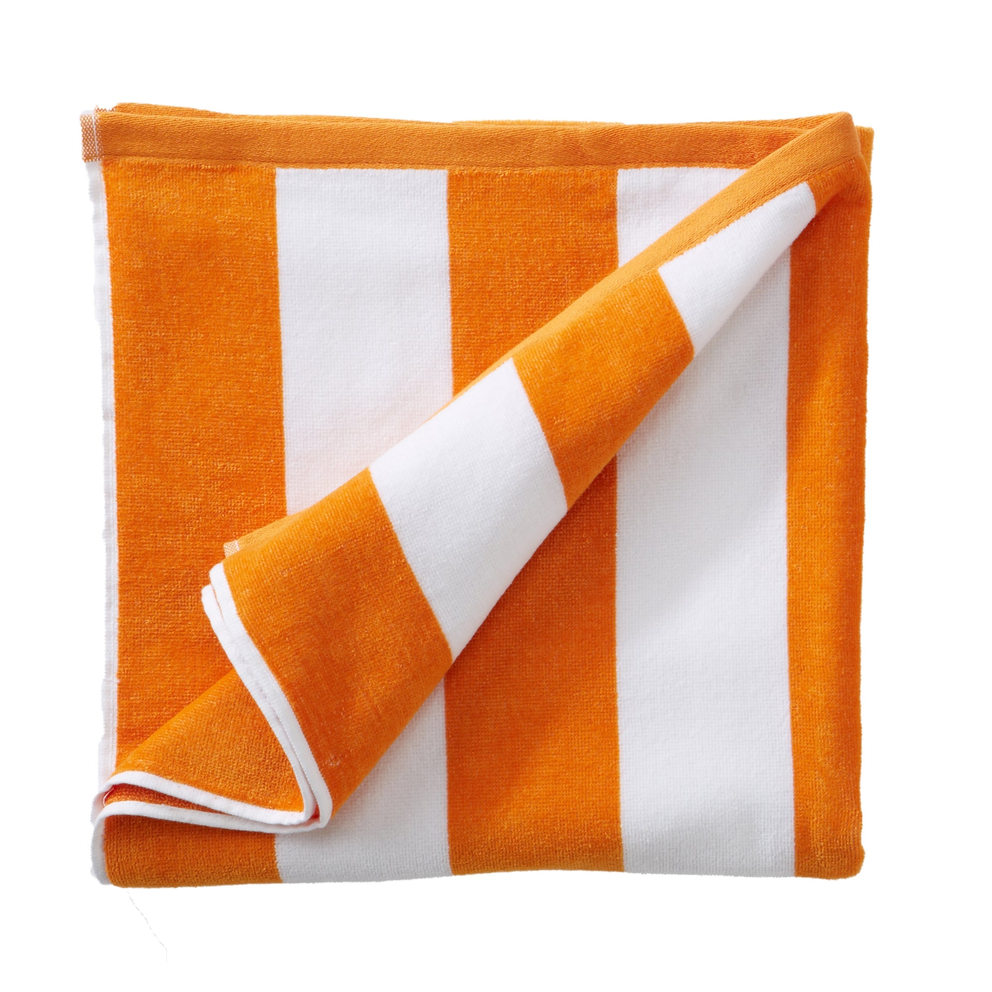 Cotton Velour Cabana Stripe Beach Towel - Novia Collection