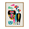 Sylvie Baboon Framed Canvas by Rachel Lee of My Dream Wall
