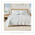 Blue Coral Quilt - Amelia Island