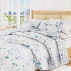 April Morning Floral Quilt Set