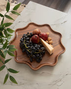 Alezar Wood Lazy Susan Tray