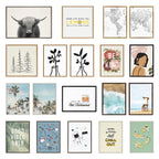 Sylvie Tall Saguaro Cacti Desert Mountain Framed Canvas Set by The Creative Bunch Studio