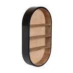 Hutton Wood Capsule Wall Shelf