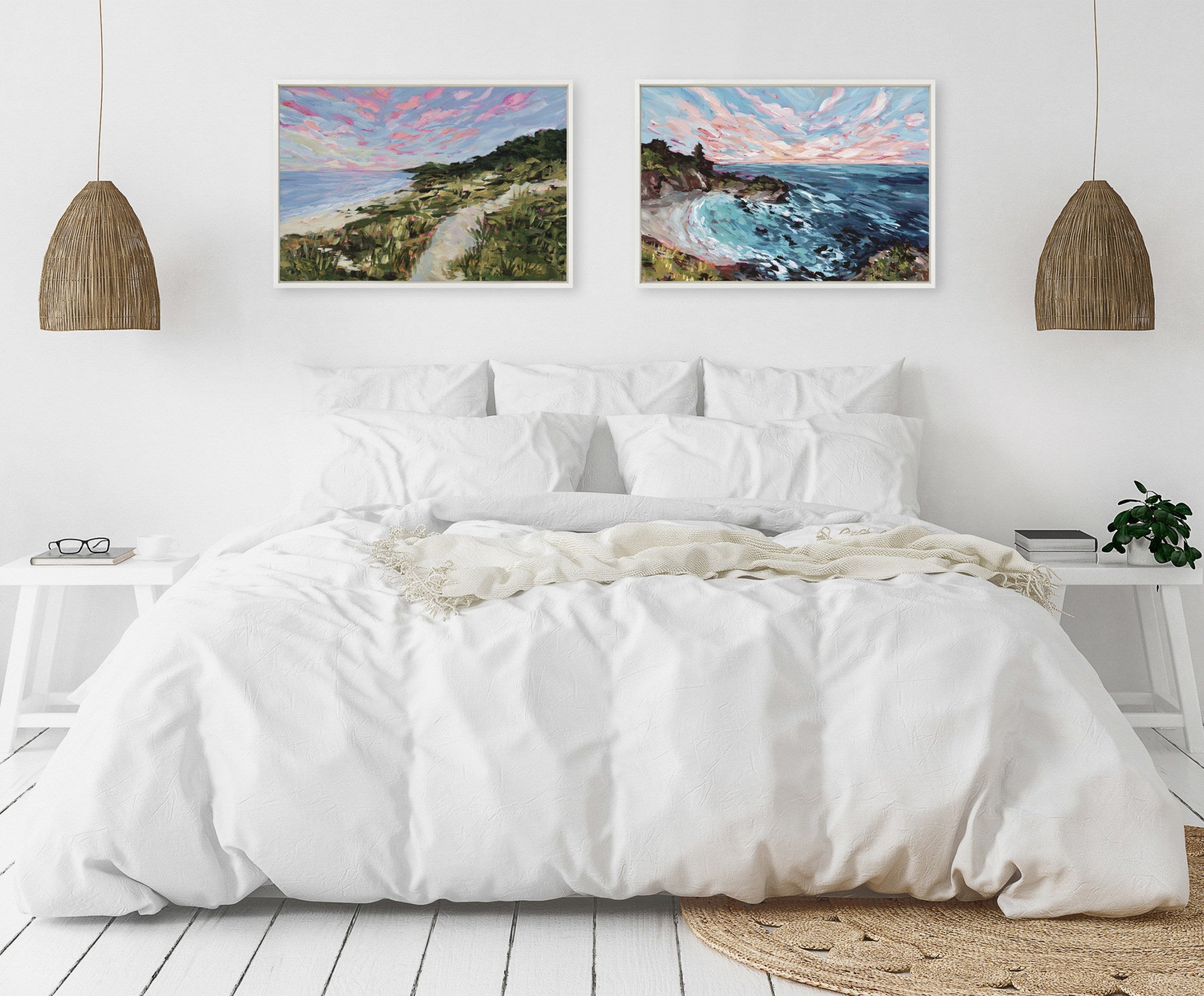 Sylvie Traverse City Framed Canvas by Emily Kenney