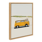 Sylvie Giraffe Adventure Framed Canvas by July Art Prints