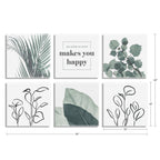 Botanical Greenery Floating Acrylic Set