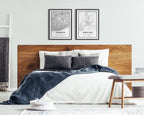 Sylvie Toronto Modern Map Framed Canvas by Jake Goossen