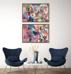 Sylvie Applause Framed Canvas Set by Leah Nadeau