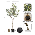 Eudora Faux Eucalyptus Tree