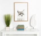 Sylvie Fox Portrait Framed Canvas by Simon Te Tai