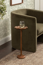 Alezar Scallop Wood Drink Table