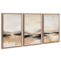 Sylvie Peaceful Landscape I, II and III Framed Canvas Art Set by Amy Lighthall
