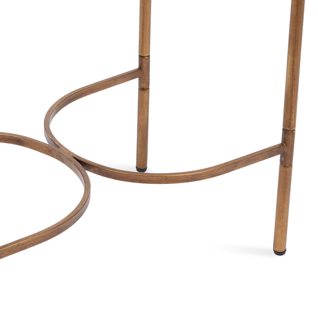 Catriona Side Table Mirror and Metal